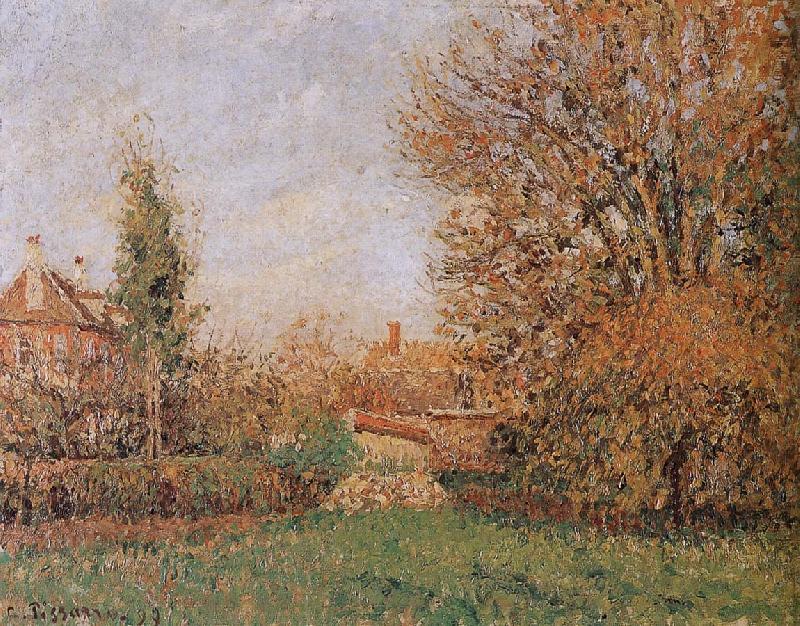 autumn scenery, Camille Pissarro